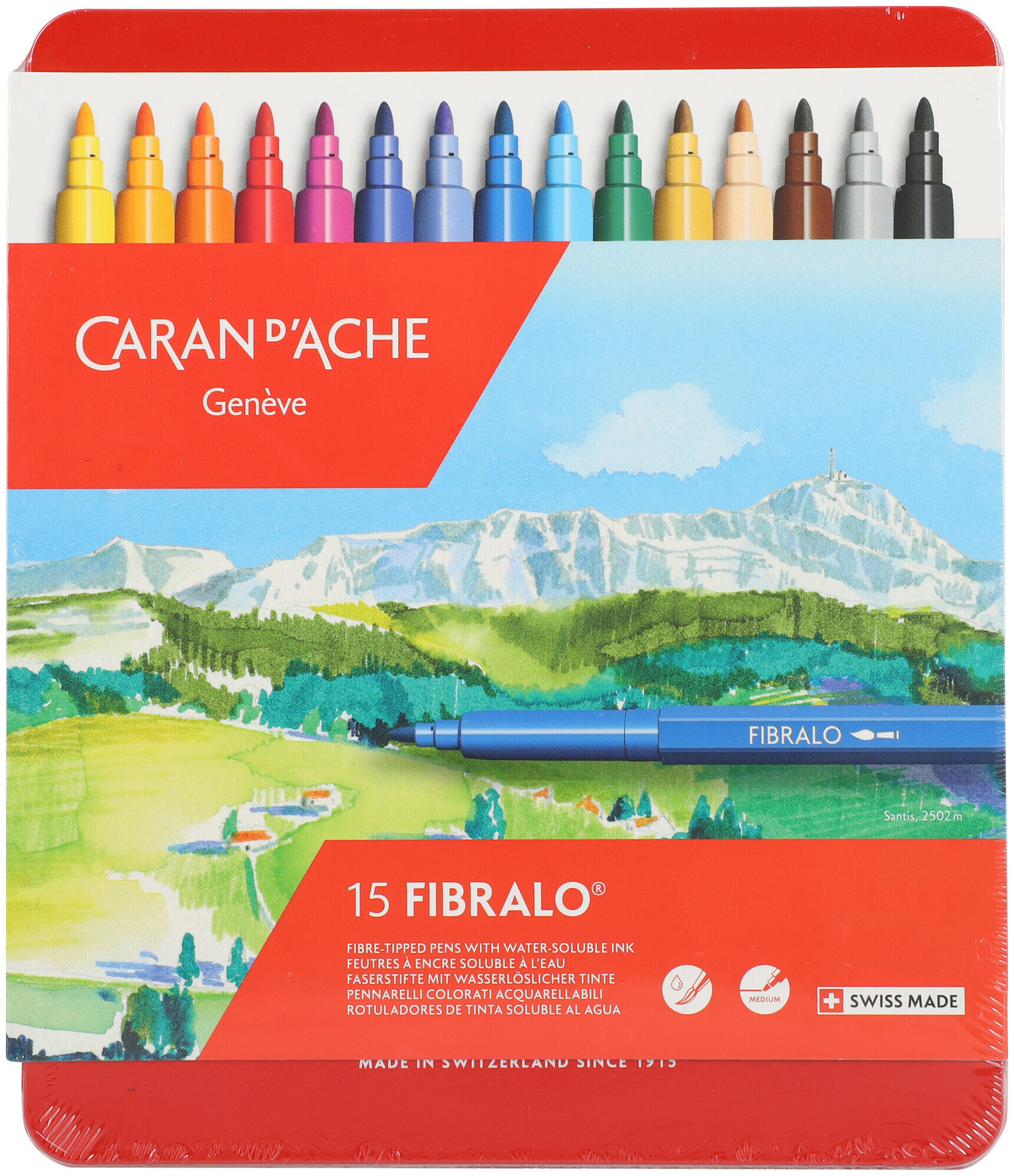 Image of Caran d'Ache Classic Fibralo Assortiert 15 Stück