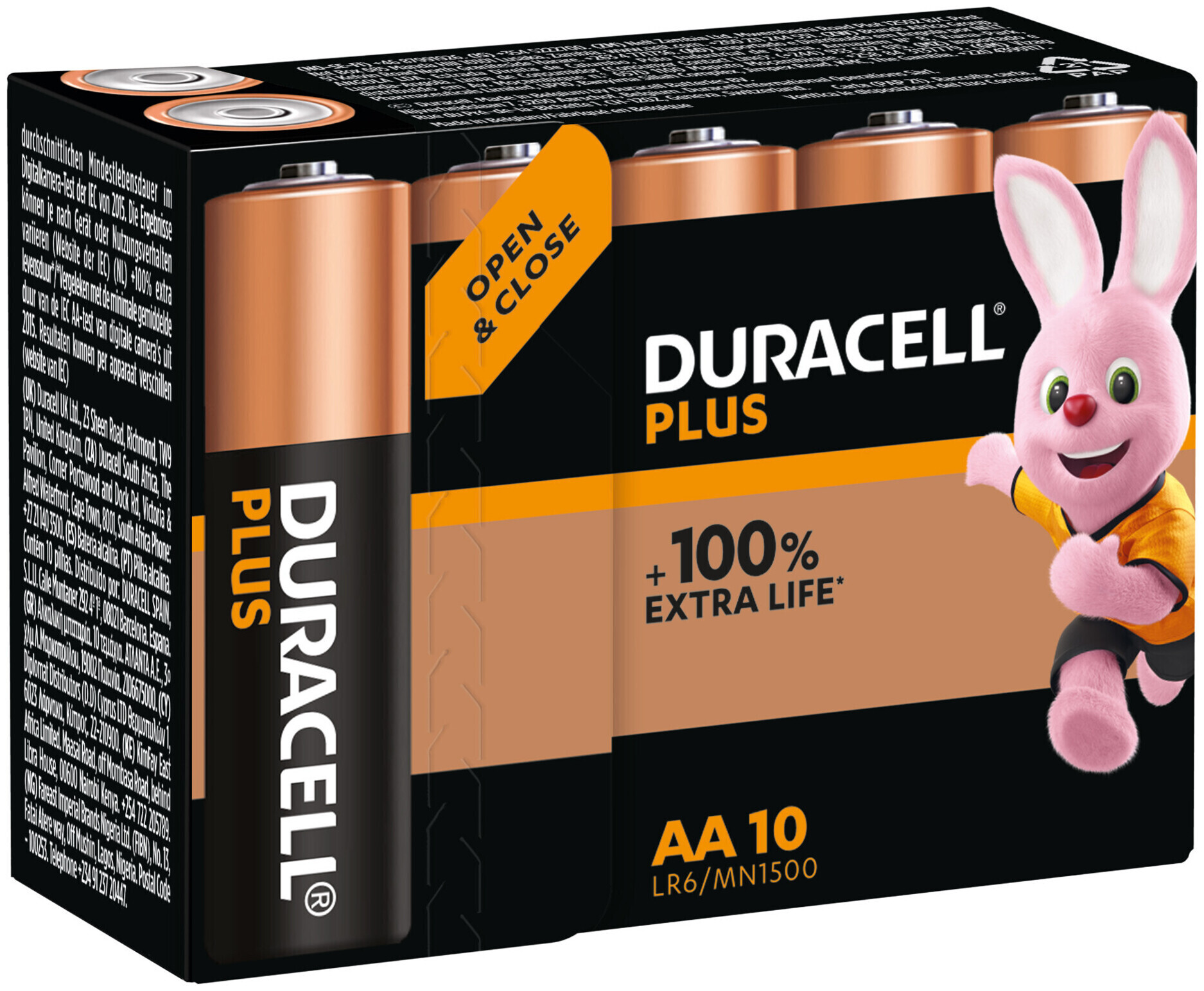 Image of Duracell Batterien Plus Aa/Lr6 10St