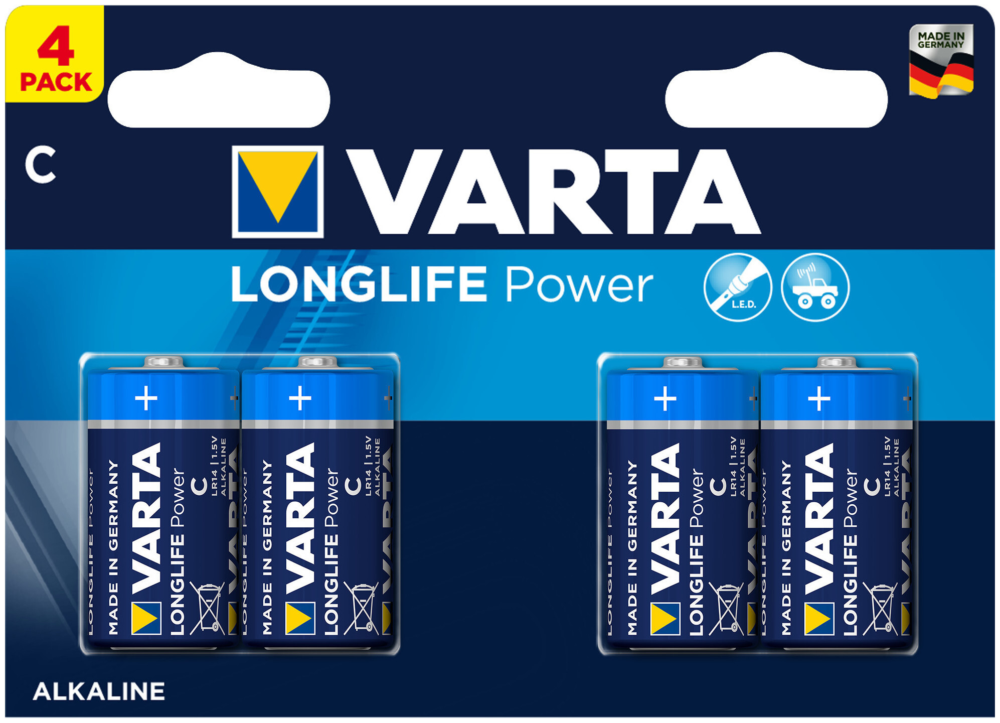 Image of Varta Longlife Power C 4er Bli