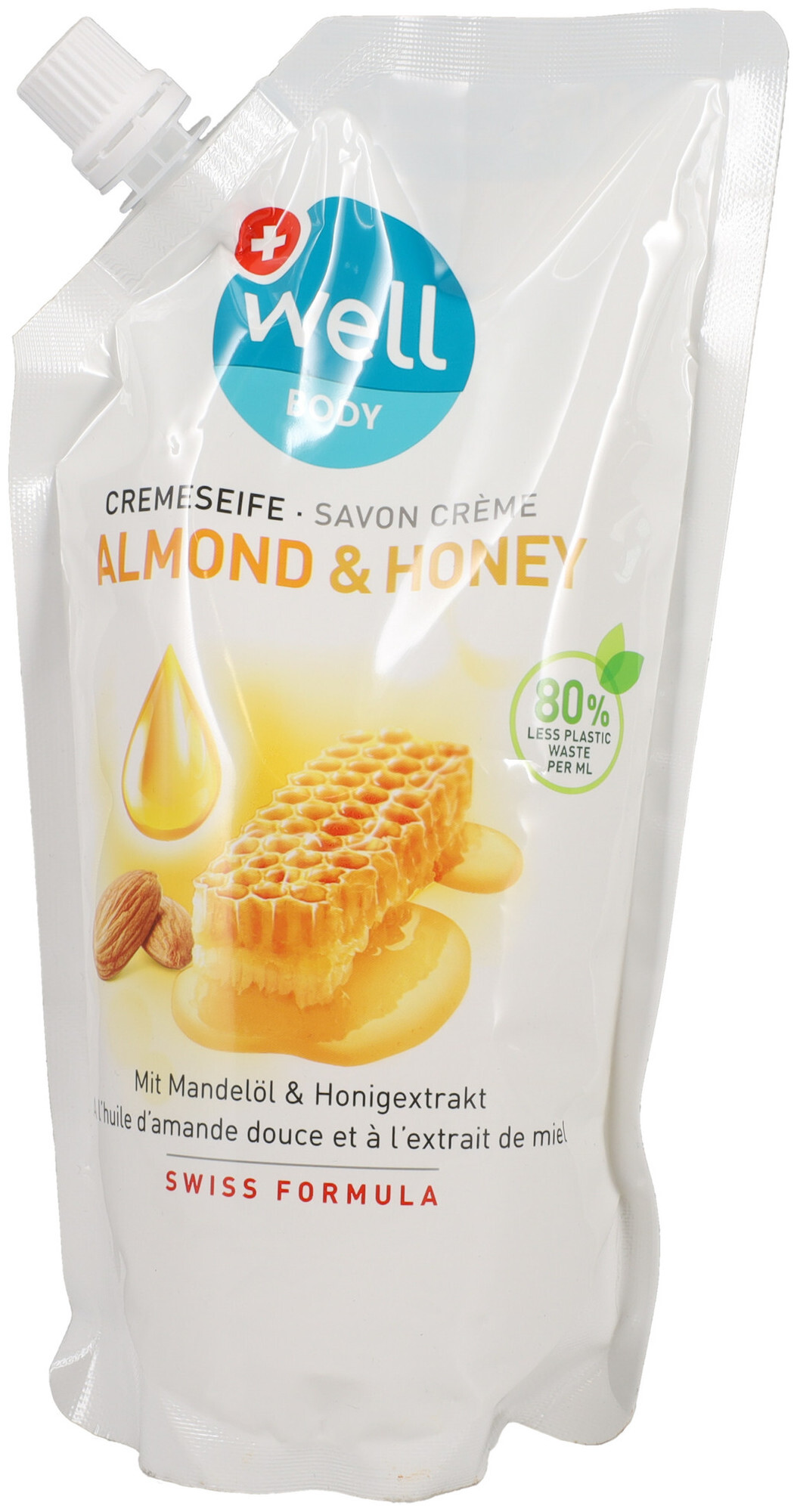 Image of well Cremeseife Almond&Honey Refill