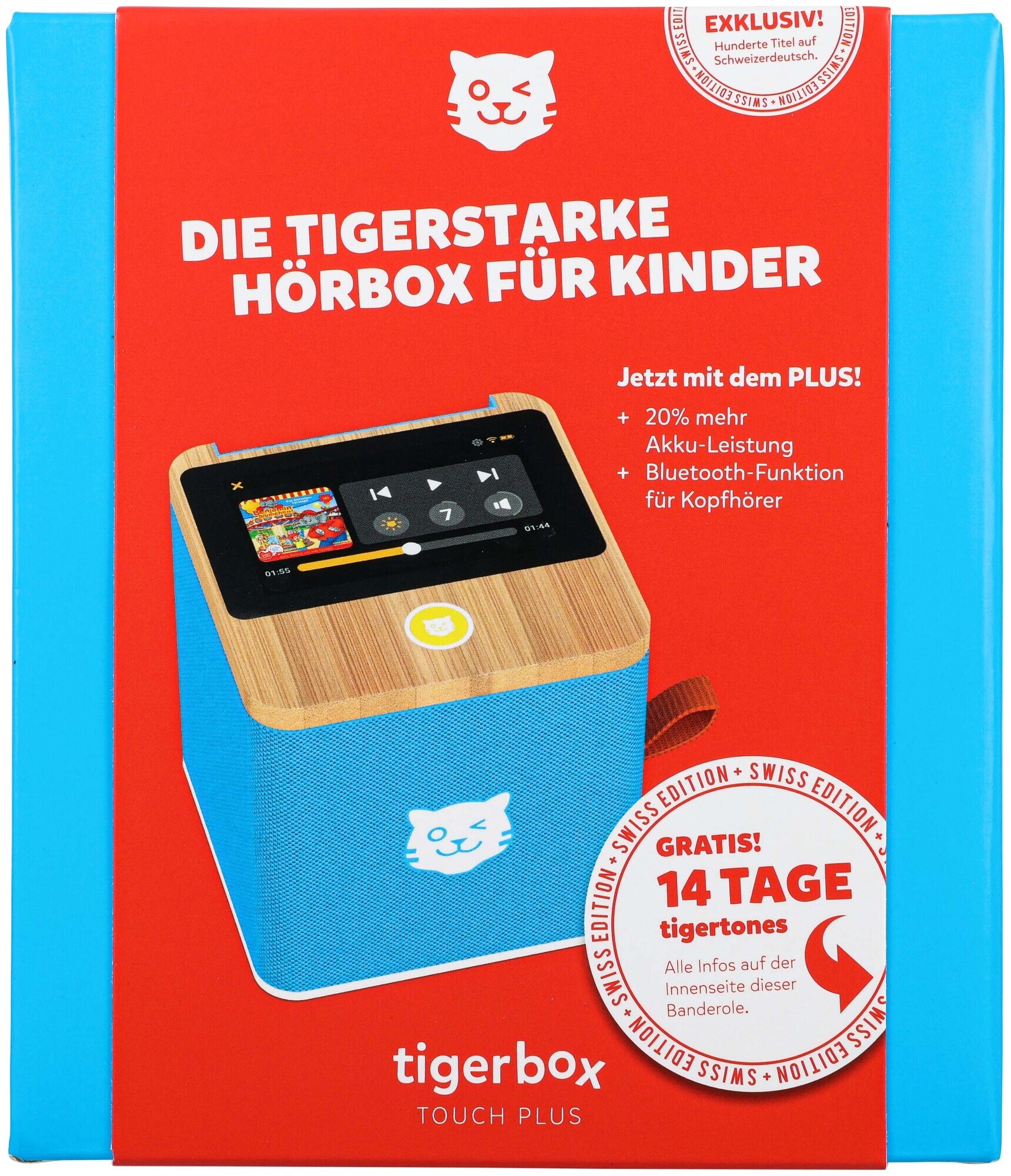 tigermedia tigerbox Touch Plus (blau) - Swiss-Editi