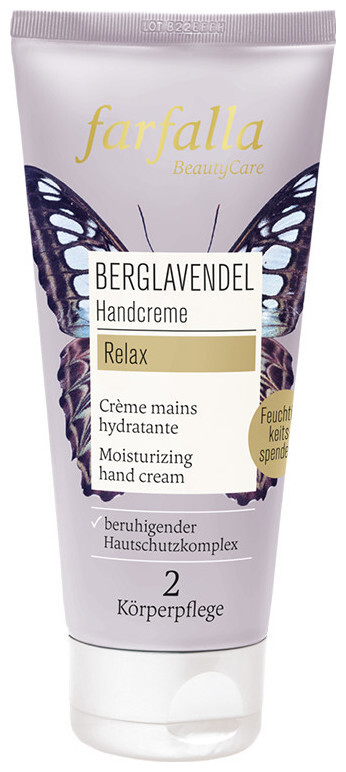 Image of farfalla Berglavendel Relax Schön entspannt Handcreme 50ml