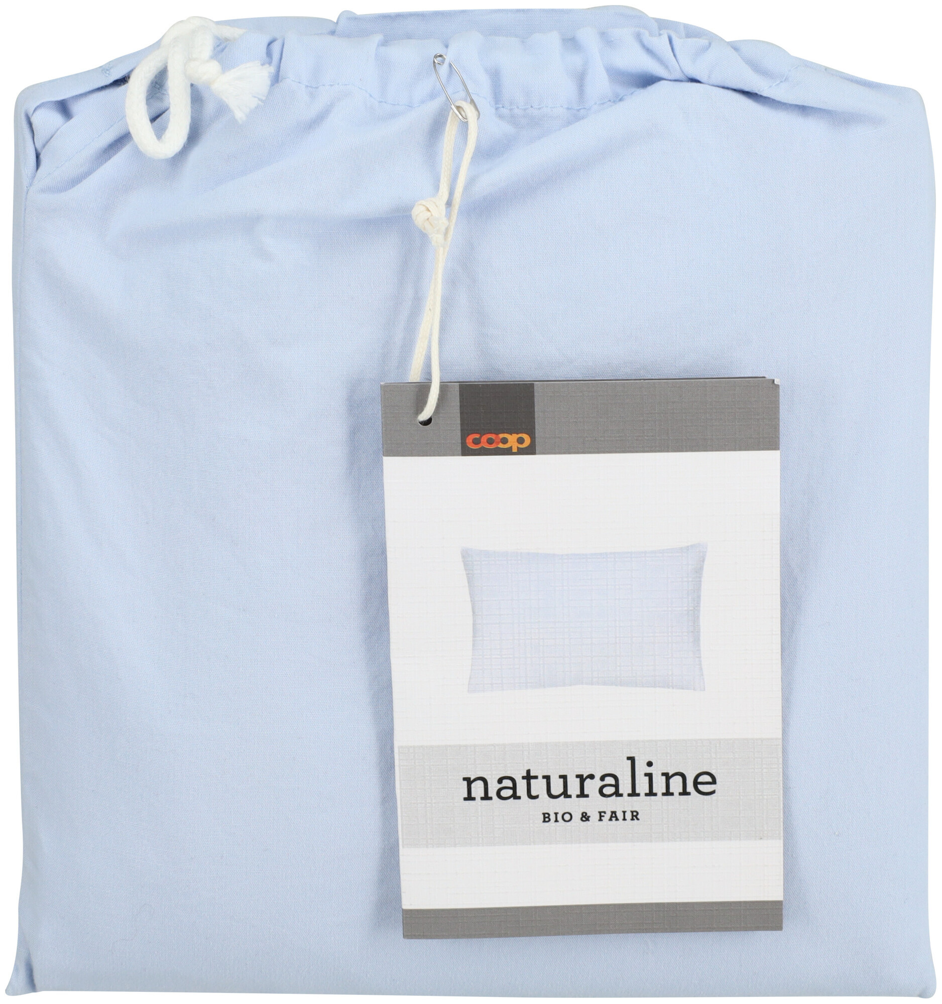Image of Naturaline Textil Naturaline Kissenbezug hellblau 65x100 cm