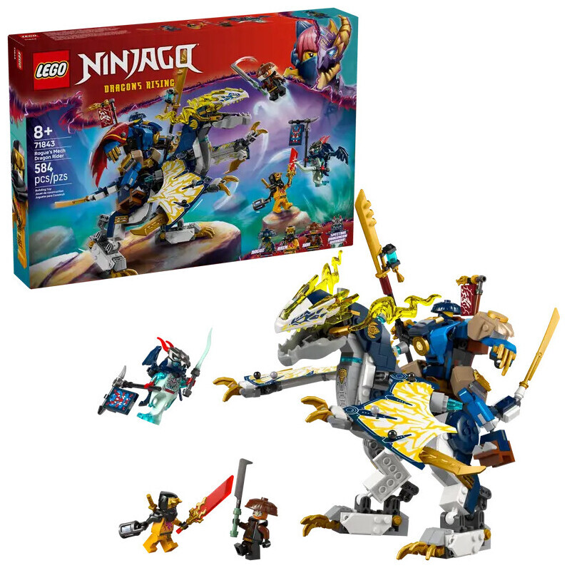 Image of Lego Ninjago Lego® Ninjago 71843 Rogues Mech-Drachenreiter 8+ Jahre