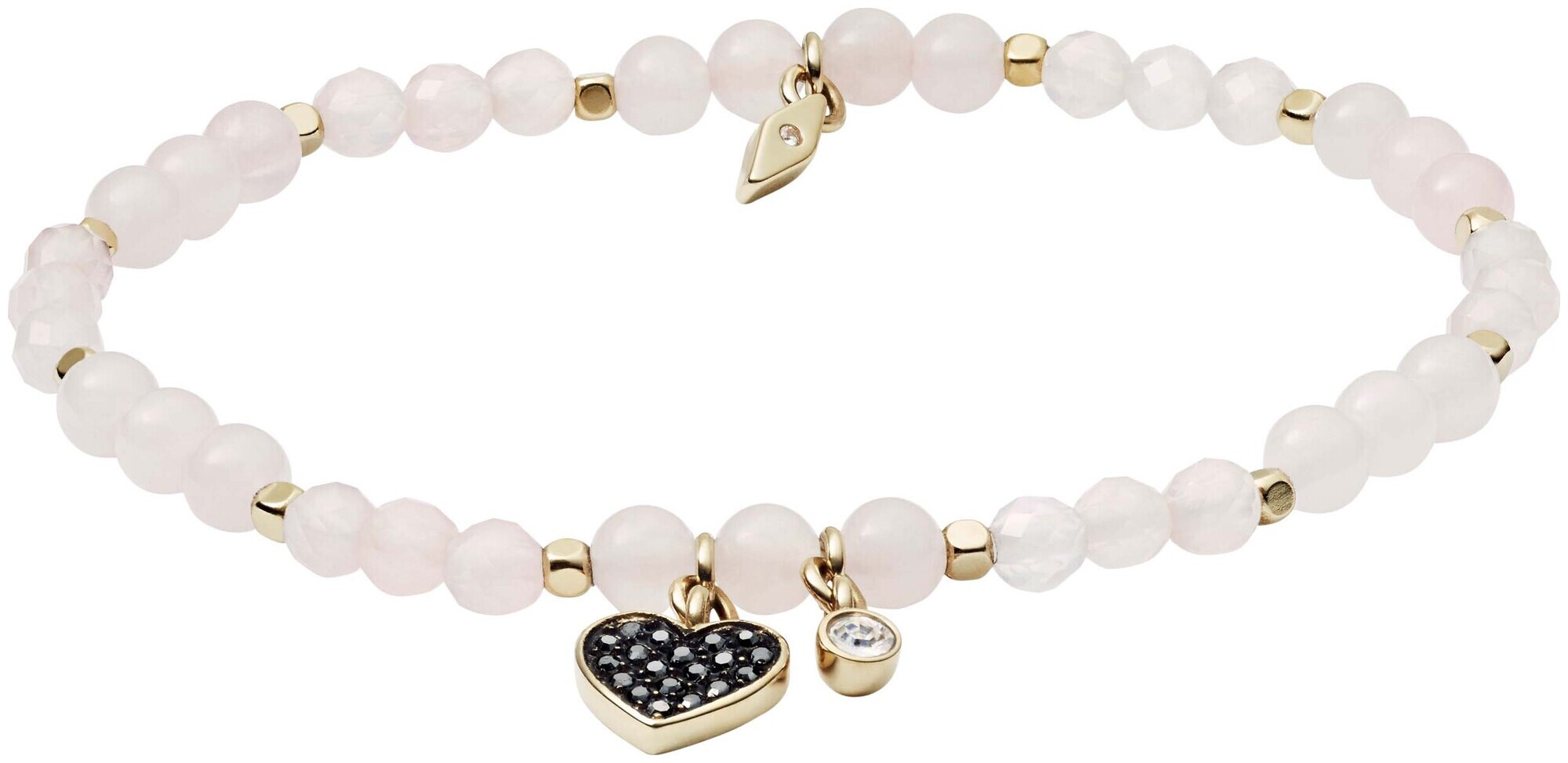 Fossil Jewels Fossil Damen Armband Rose Quartz