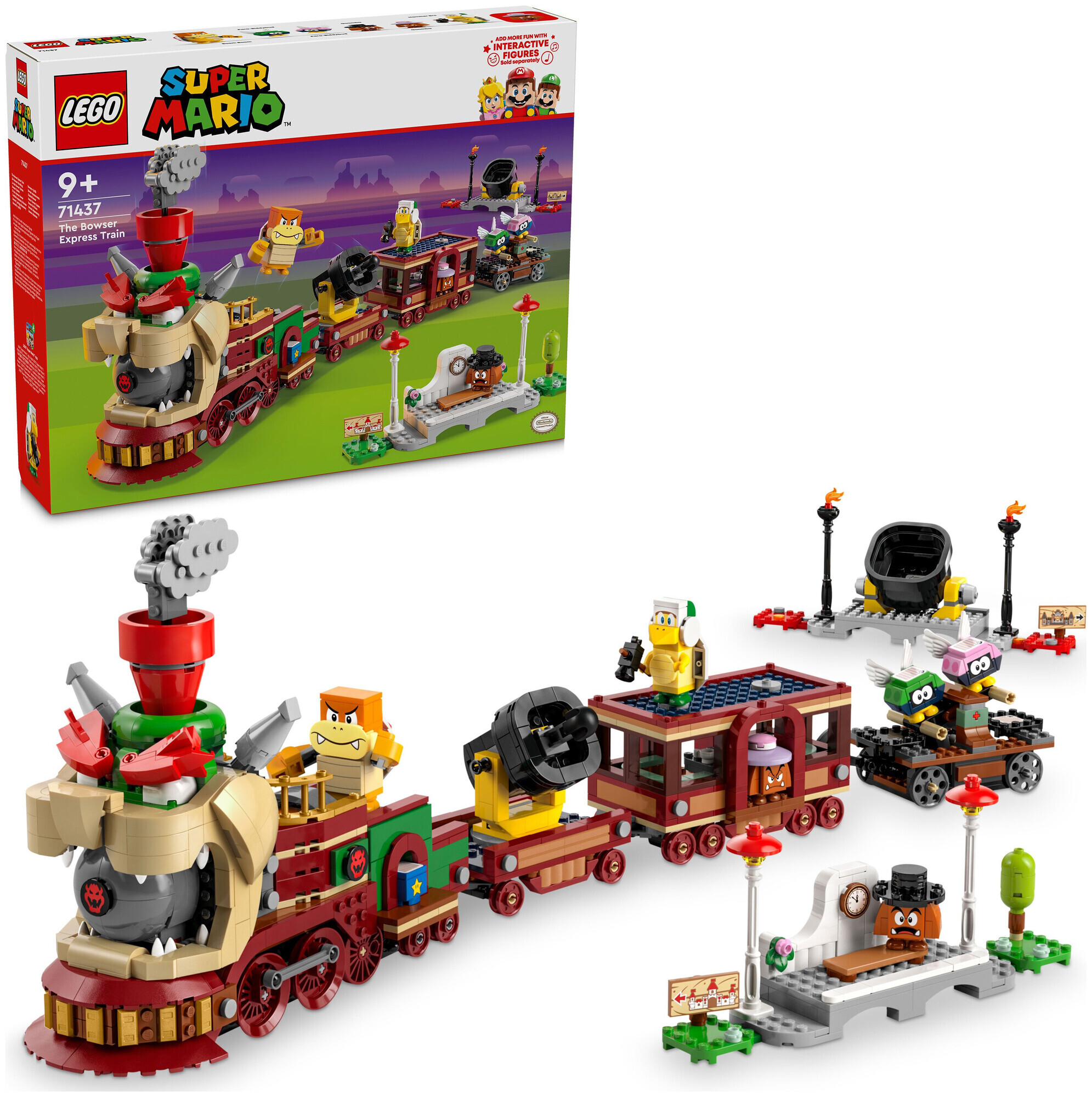 Image of Lego Super Mario Lego® Super Mario™ 71437 Der Bowser-Schnellzug