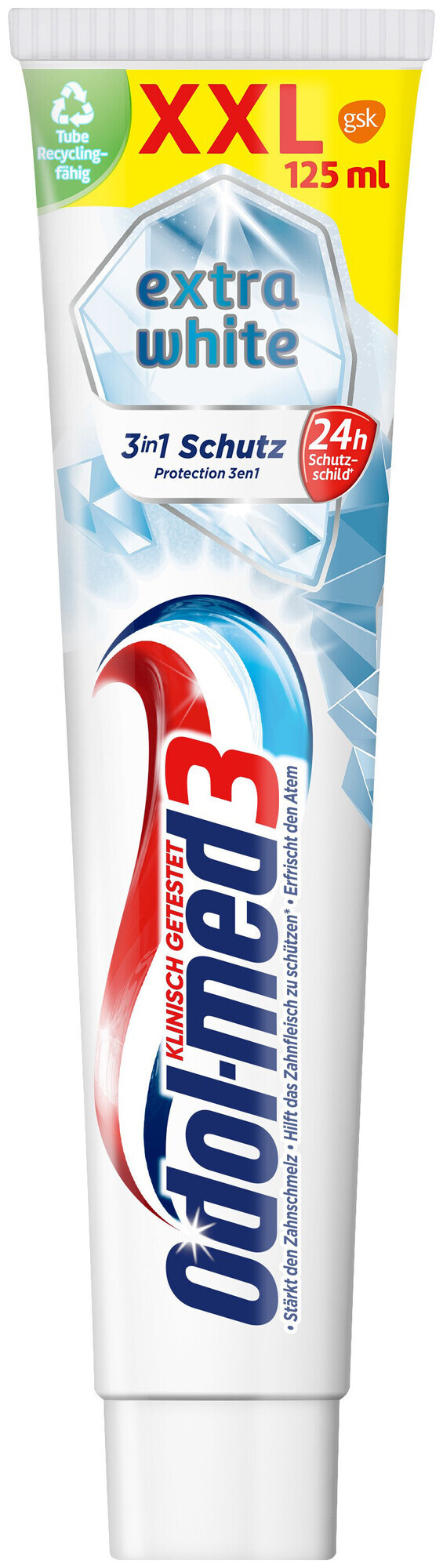 Image of Odol-med3 Extra White, 125ml
