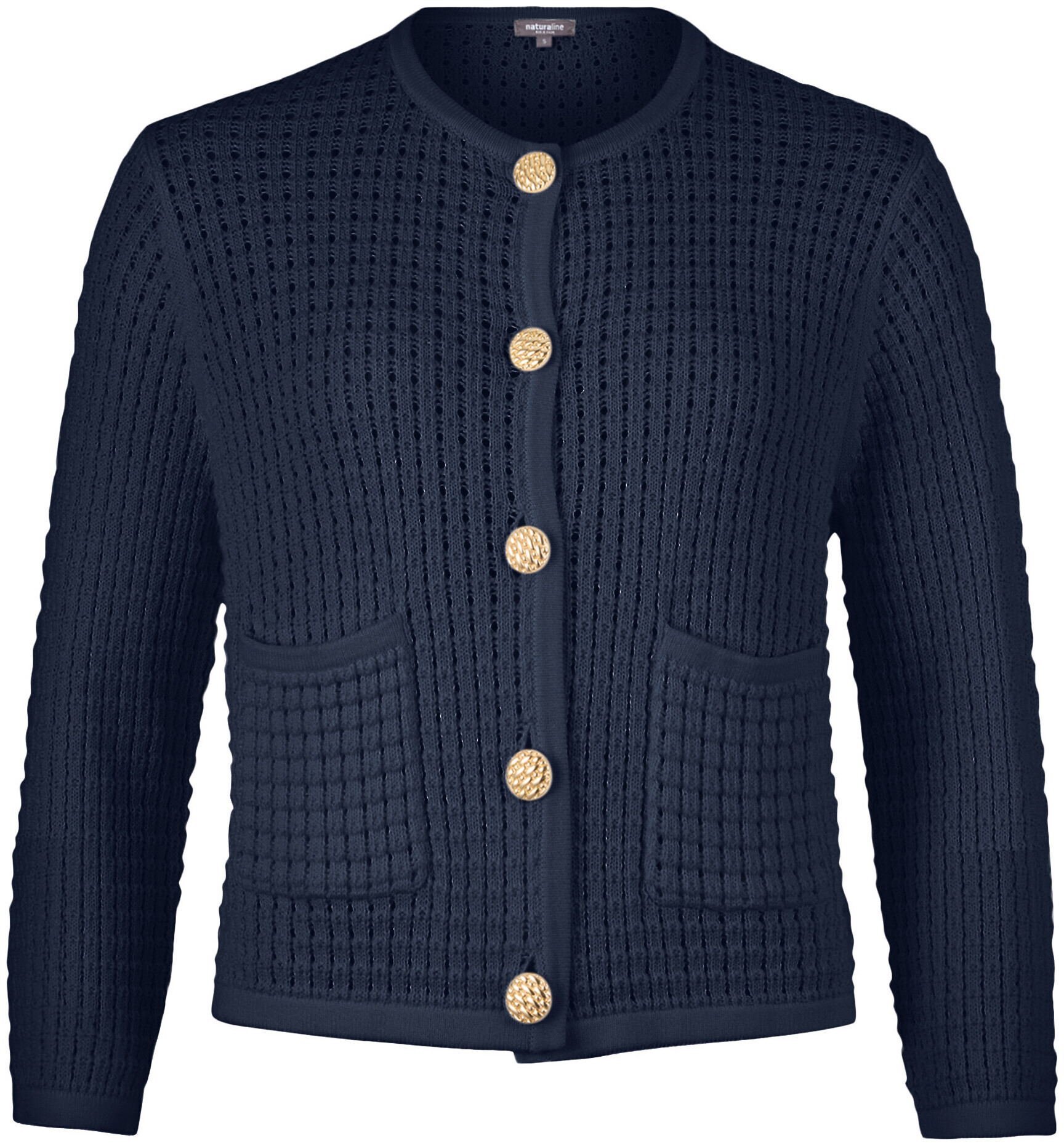 Naturaline Textil Naturaline Damen Strickjacke dunkelblau XS