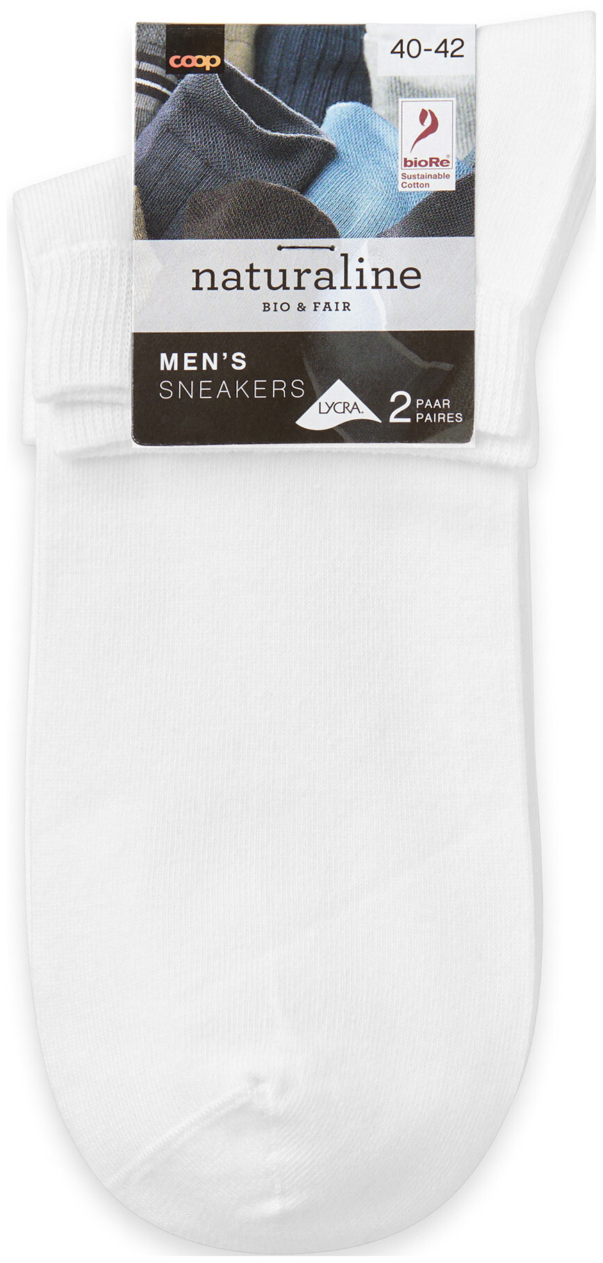 Naturaline Textil Naturaline Herren Sneaker Casual Duo Weiss 43 - 45