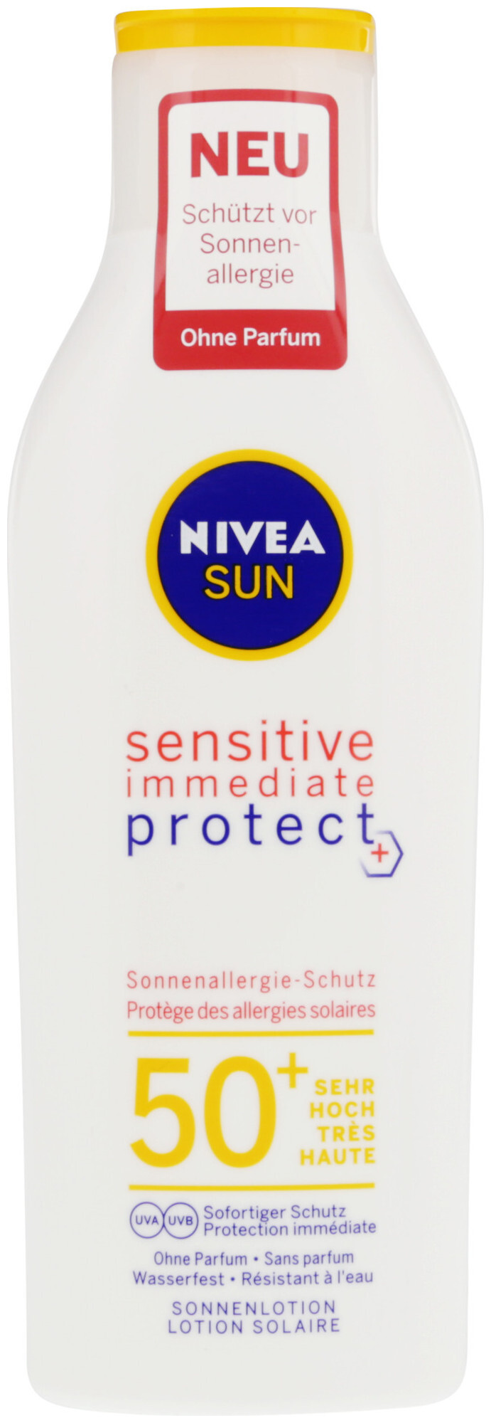 Image of Nivea Sun Sensitive Immediate Protect Sonnenlotion LSF 50+