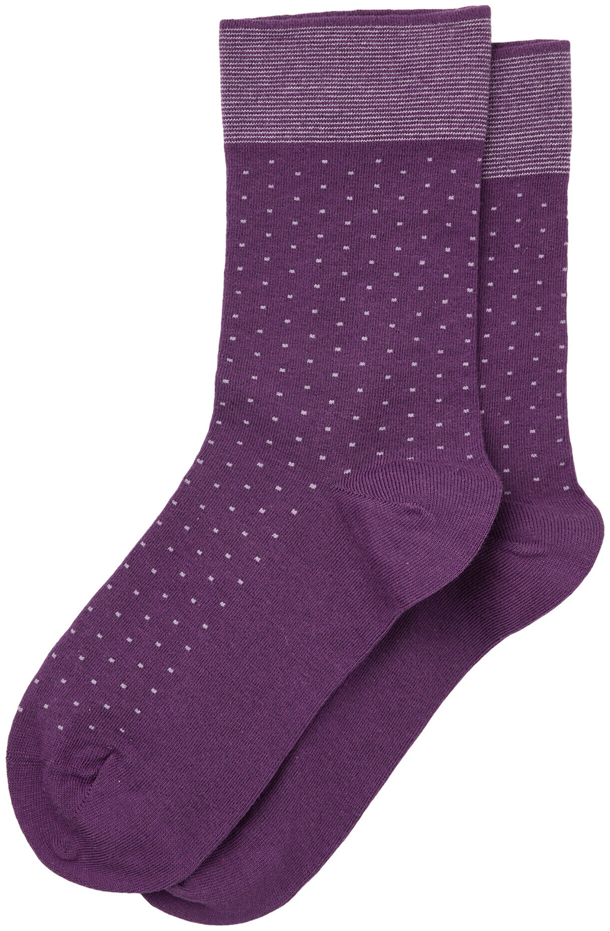 Image of Naturaline Textil Women's socks Relax Dots Duo 35-38 wine