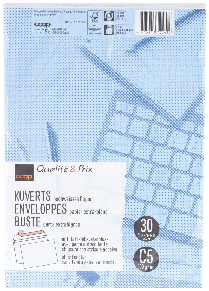 Image of Coop Qualité&Prix Kuvert C5 30 Stück