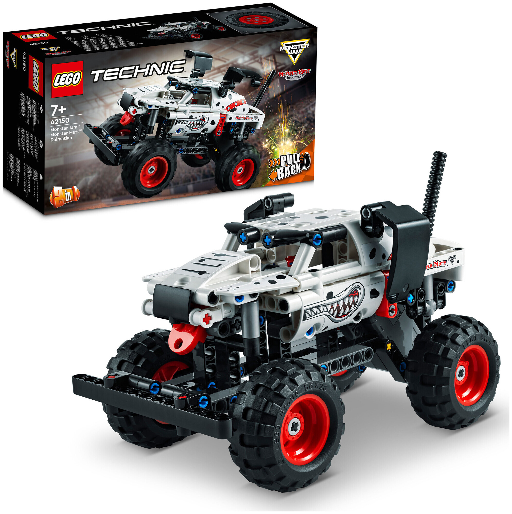 Image of Lego Technic Lego® Technic 42150 Monster Jam™ Monster Mutt™ Dalmatian 7+ Jahre