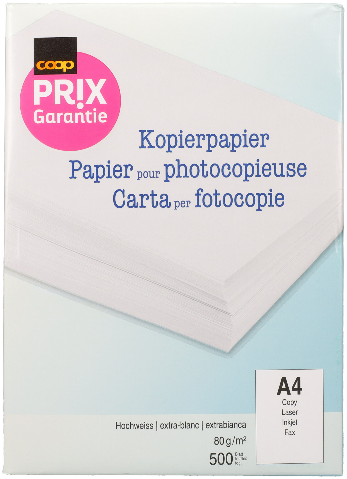 Image of Prix Garantie Kopierpapier FSC A4 80g 500 Blatt