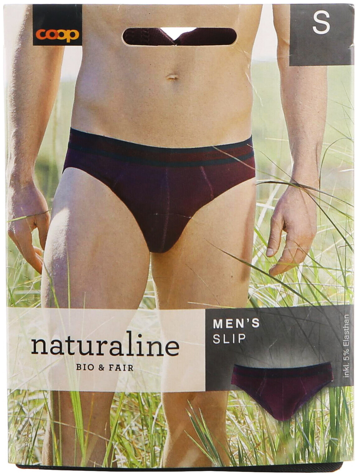 Naturaline Textil Naturaline Slip pour homme Bordeaux S
