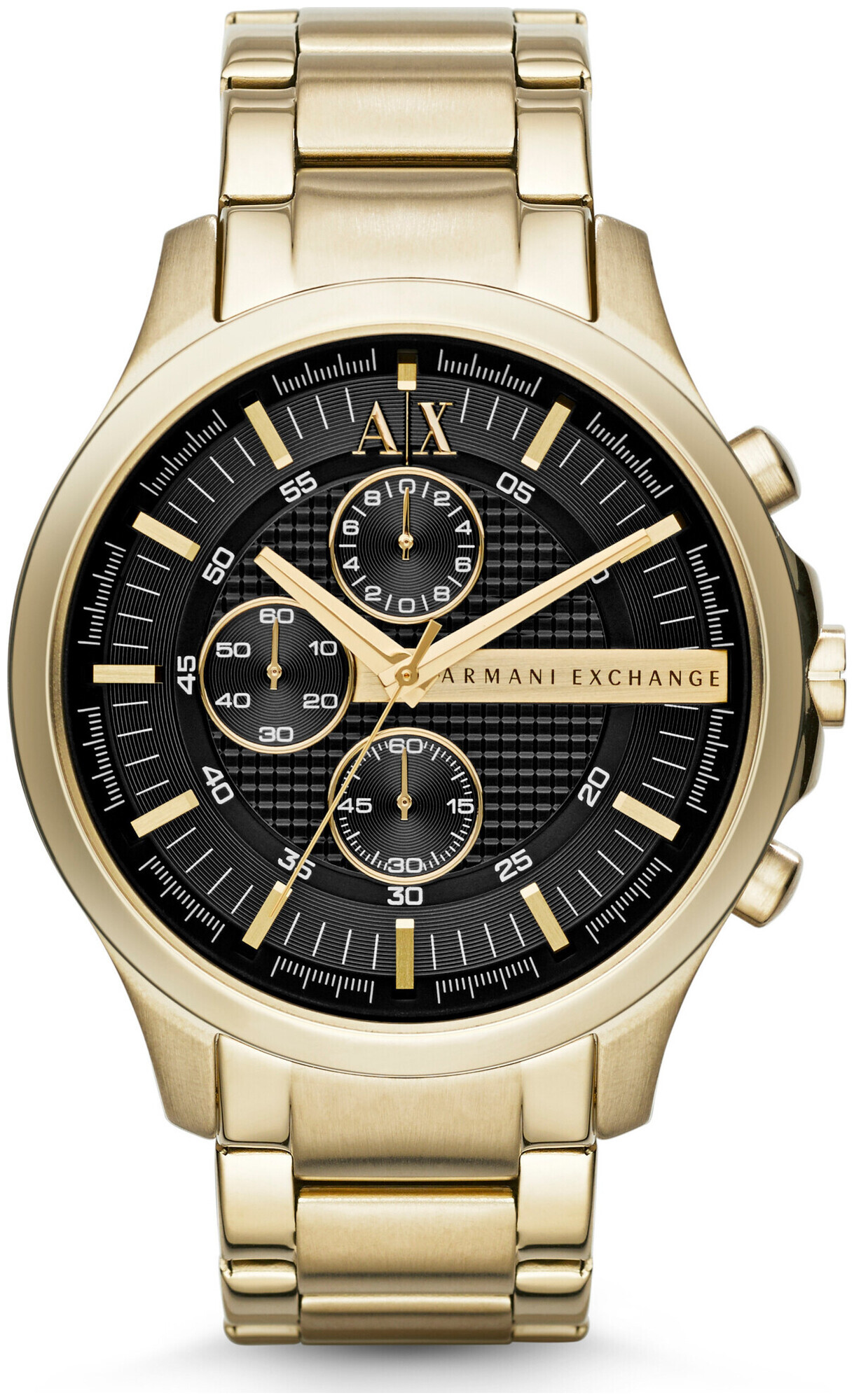 Image of Armani Exchange Uhr Chronograph Edelstahl goldfarben