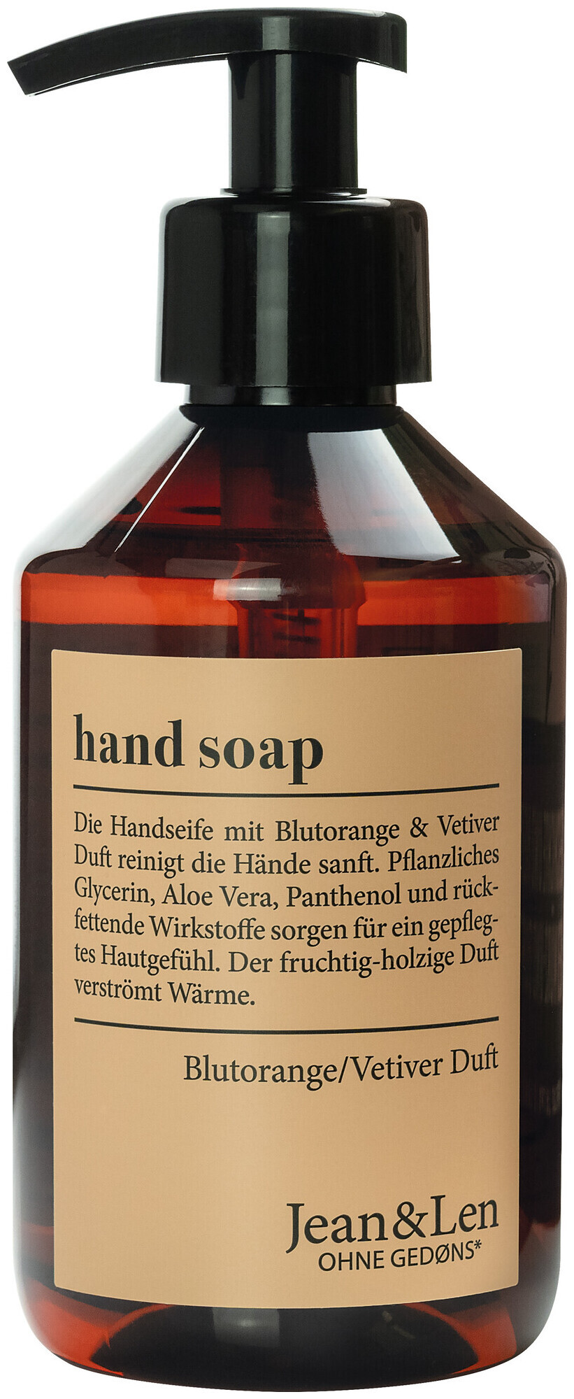 Image of Jean&Len Hand Soap Blutorange Vetiver 250ml