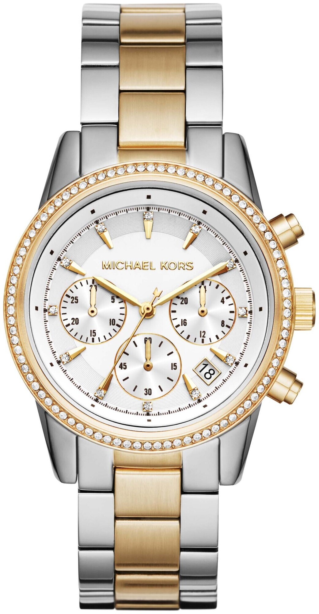 Michael Kors Uhr Chronograph Bryant Edelstahl Bicolor
