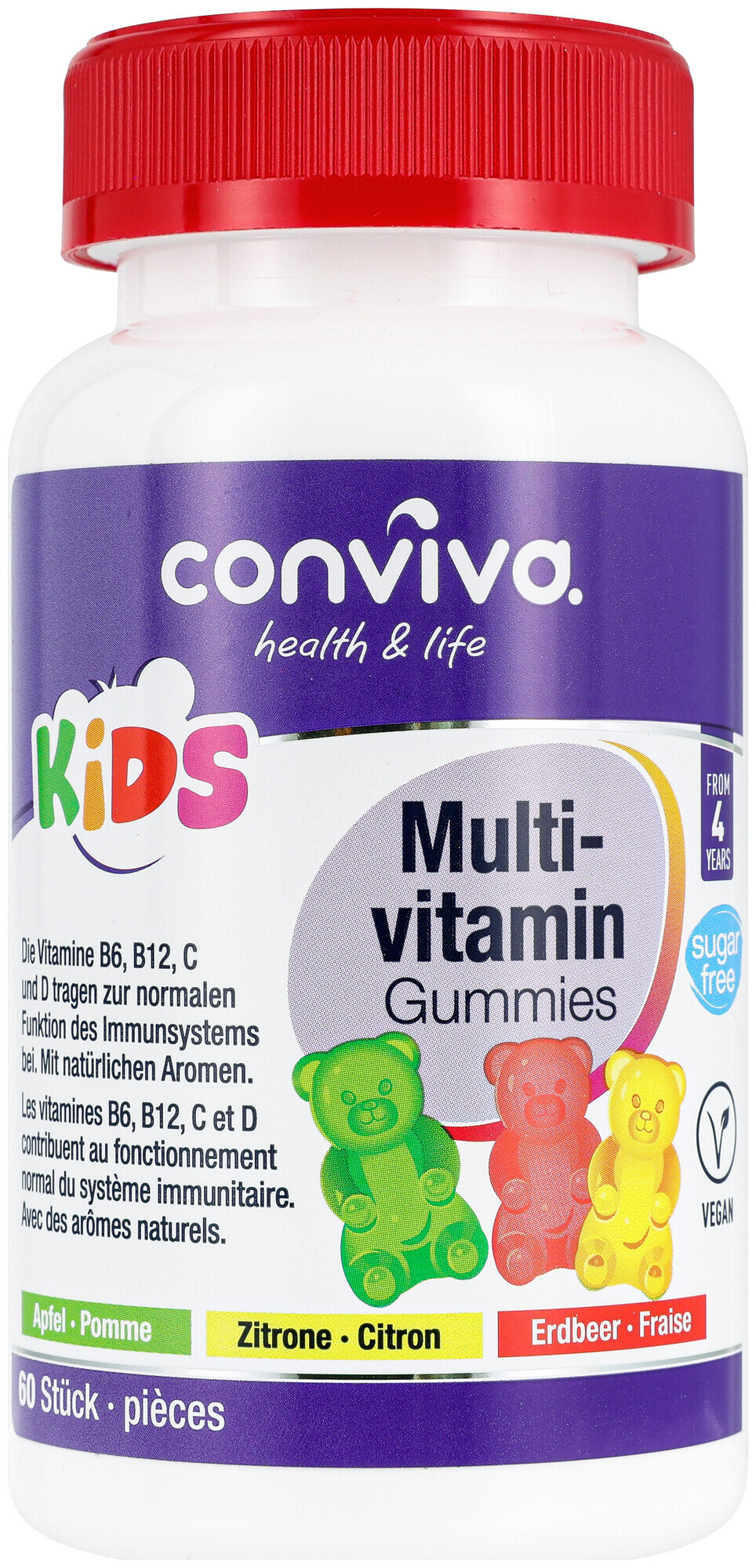 Image of conviva Multivitamin Kids Gummies Vegan zuckerfrei