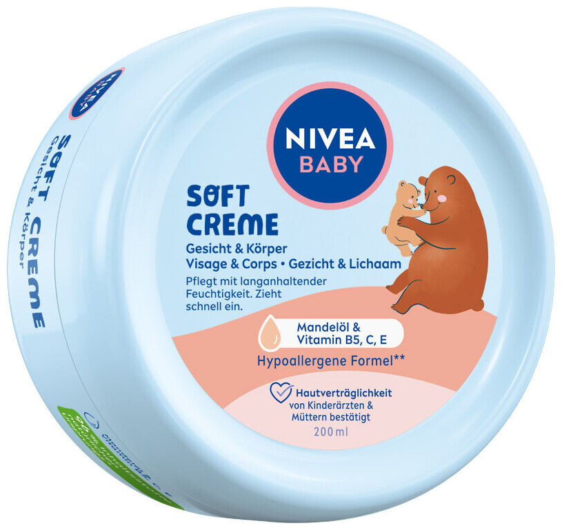 Image of Nivea Baby Soft Creme Gesicht & Körper 200ml