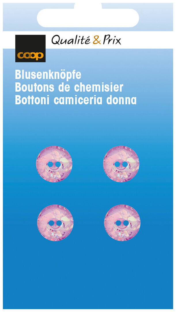 Image of Coop Blusenknopf 2-Loch flieder 11 mm 4 Stk.