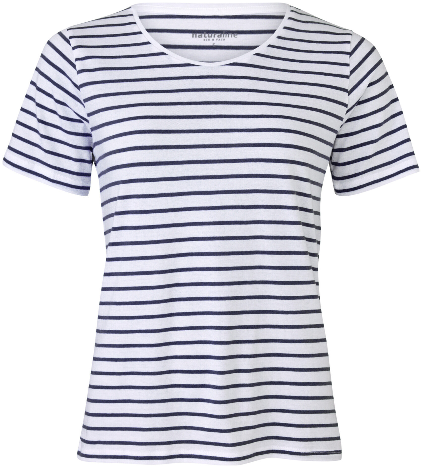 Image of Naturaline Textil Naturaline Damen T-Shirt weiss/navy L