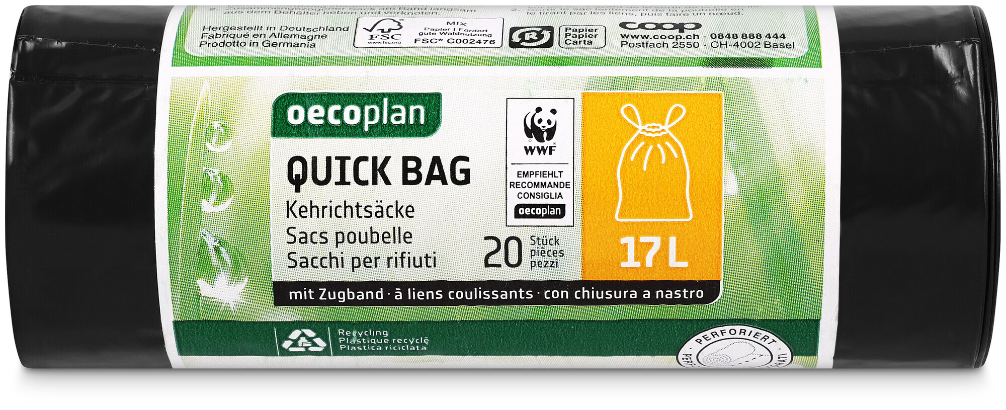 Oecoplan Quick Bag Abfallsack 17L 20 Stück