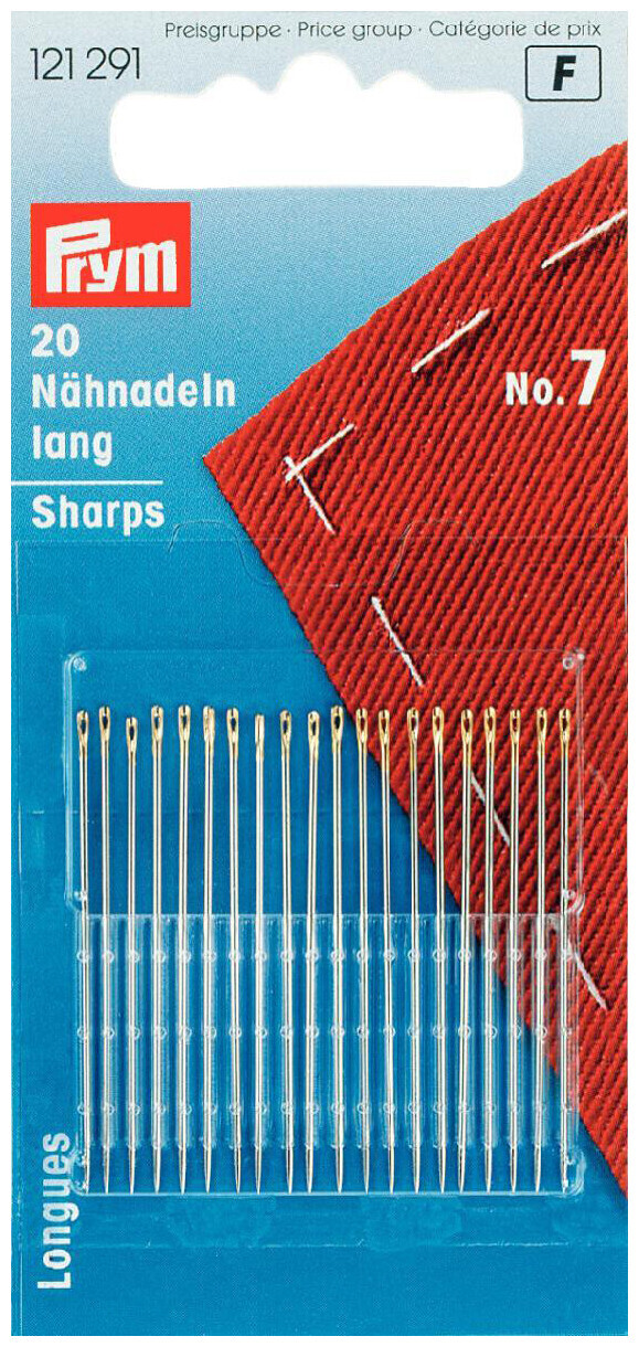 Image of Prym Nähnadeln lang Nr. 7 0.70 x 38 mm 20 Stk.