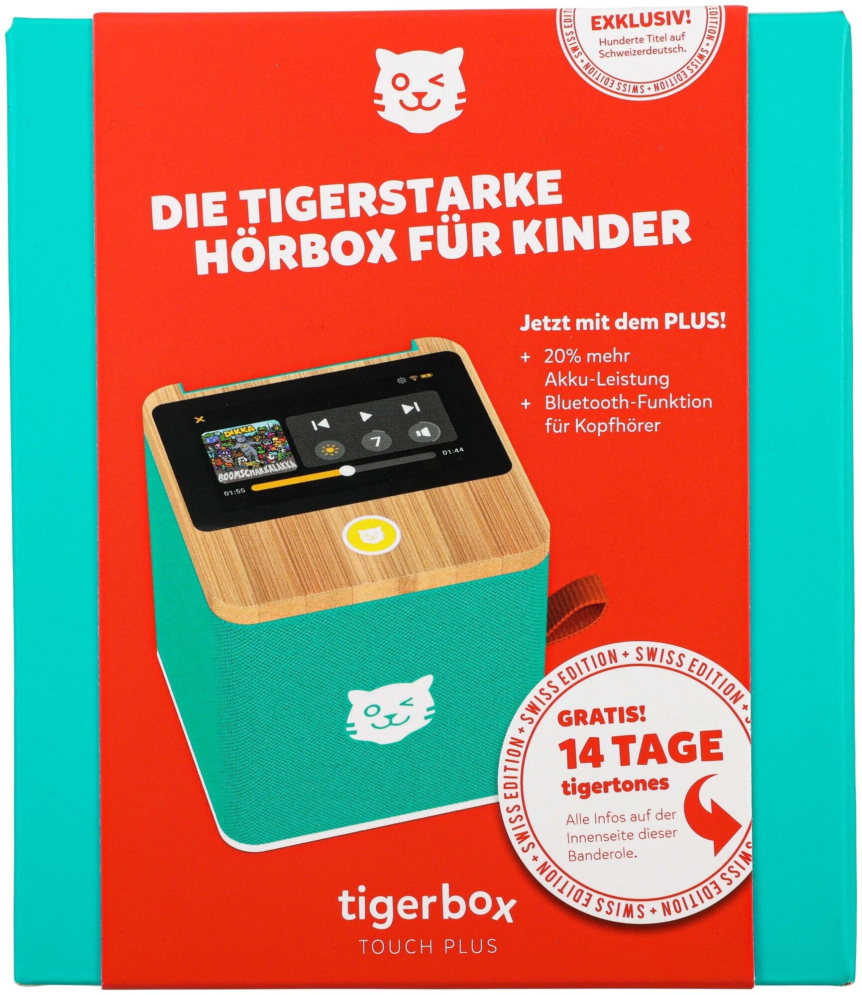 tigermedia tigerbox Touch Plus (grün) - Swiss-Editi