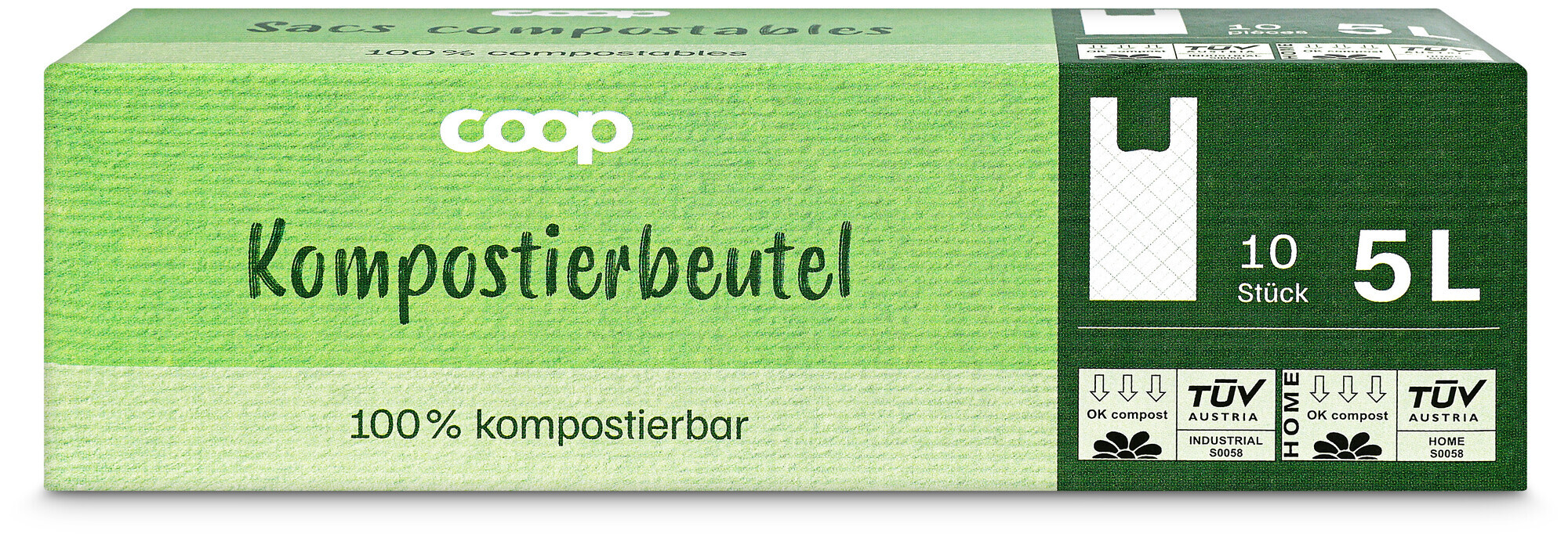 Image of Qualité&Prix Coop Kompostierbeutel 5L 10Stück