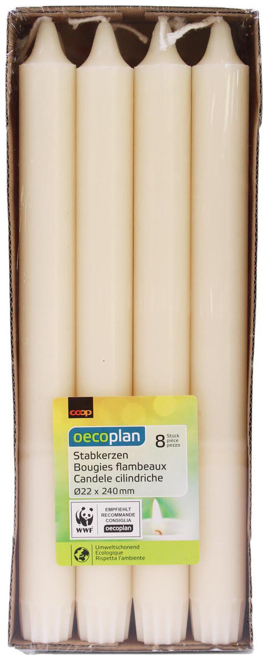 Image of Oecoplan Leuchterkerzen 22x240mm creme