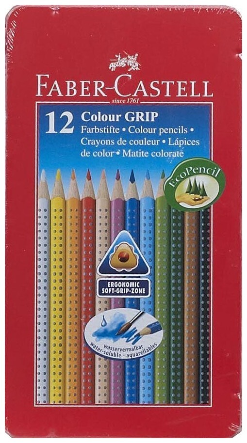 Image of Faber Castell Faber-Castell Farbstift Colour Grip (12 Stück)