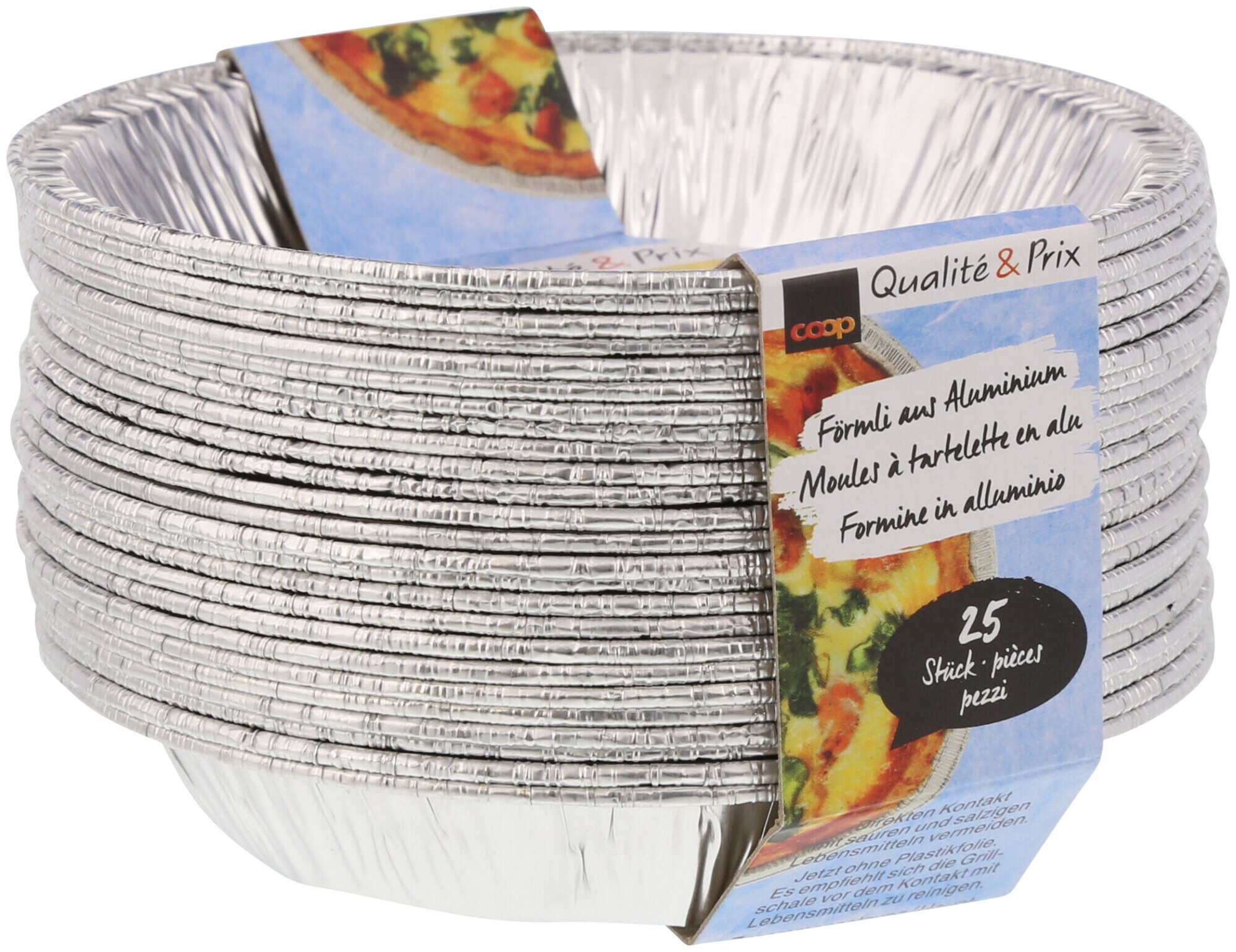 Image of Coop Qualité & Prix Aluform für Chäschüächli 10cm 25 Stück