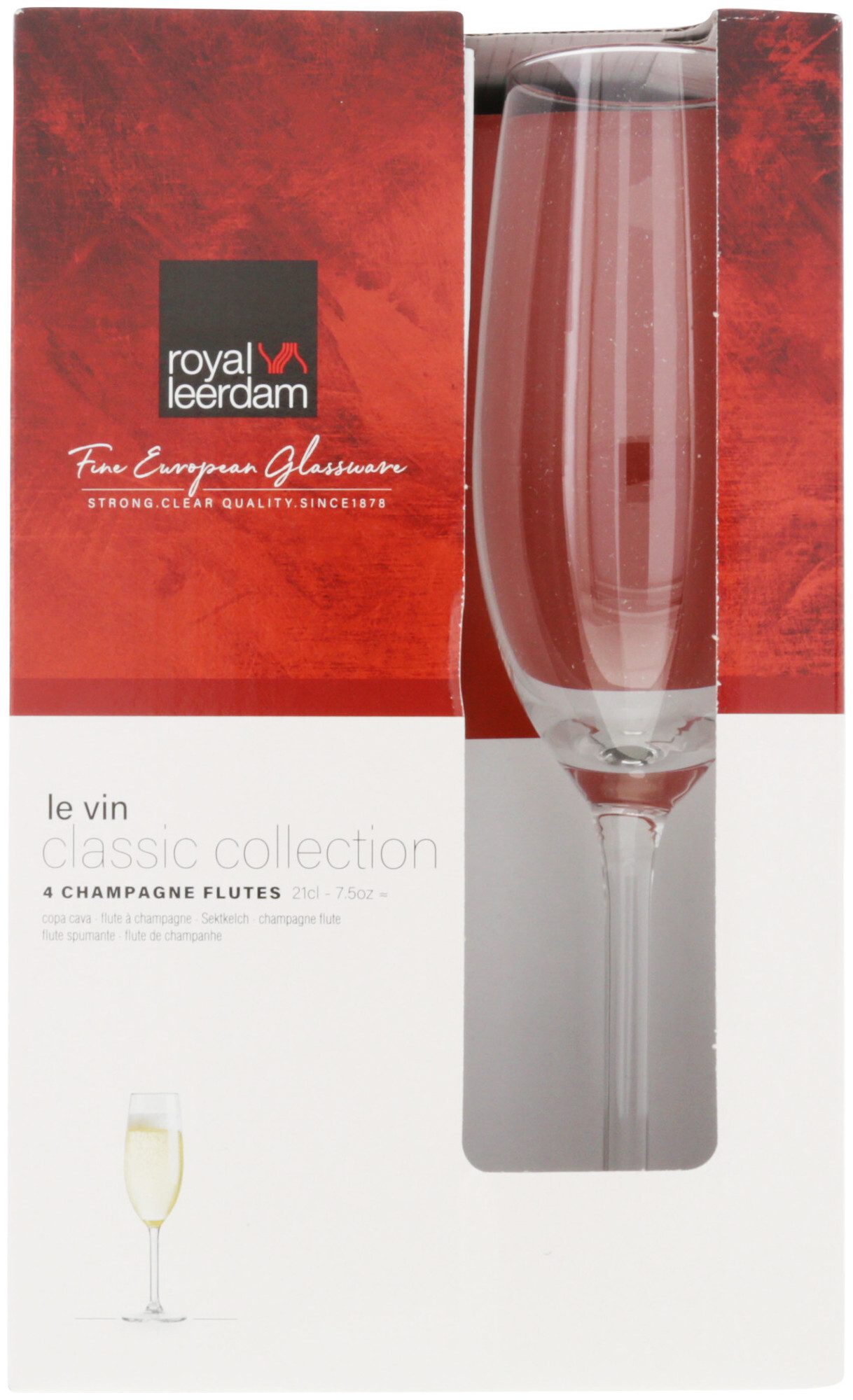 Image of Le vin Classic Sektglas 21cl 4er Set