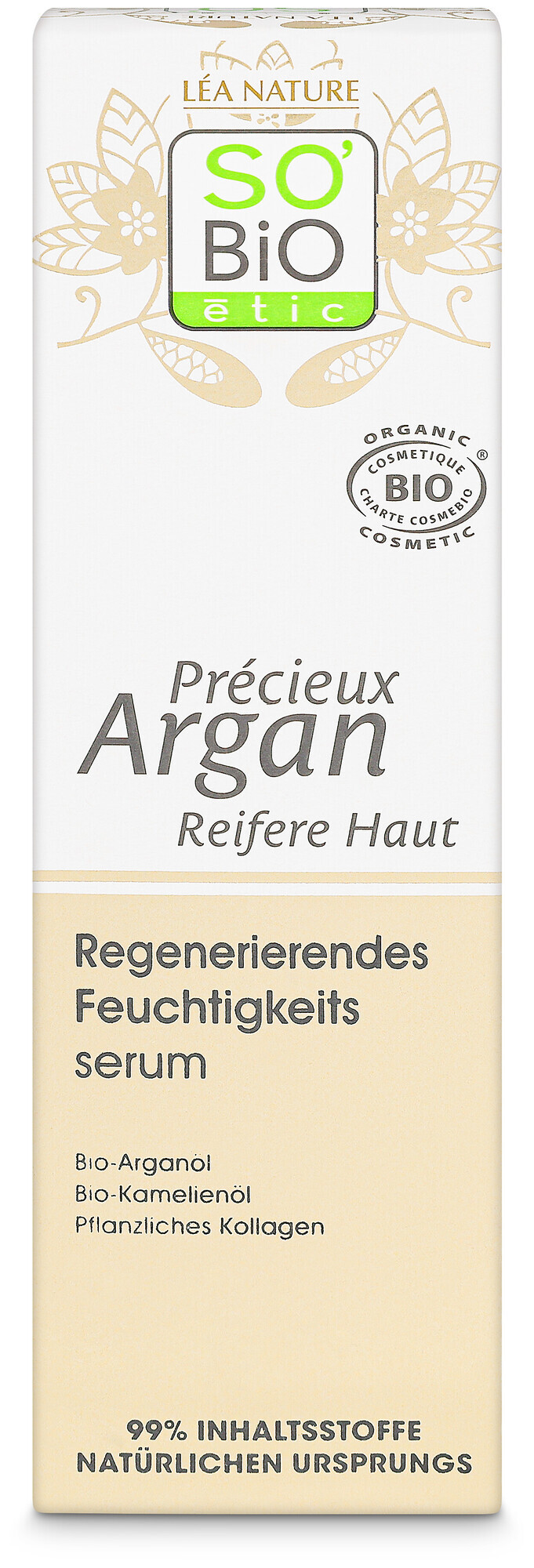 Image of LEA Nature So’bio Etic SO BiO étic Précieux Argan reifere haut Regenerierendes Feuchtigkeitsserum Bio-Arganöl 30Ml