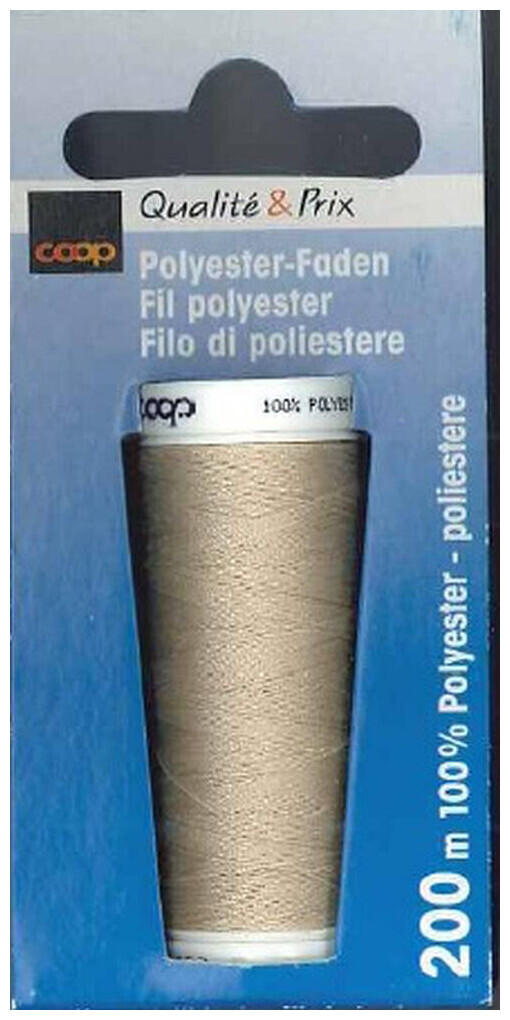 Image of Coop Polyester Faden 200m hellbraun 1309