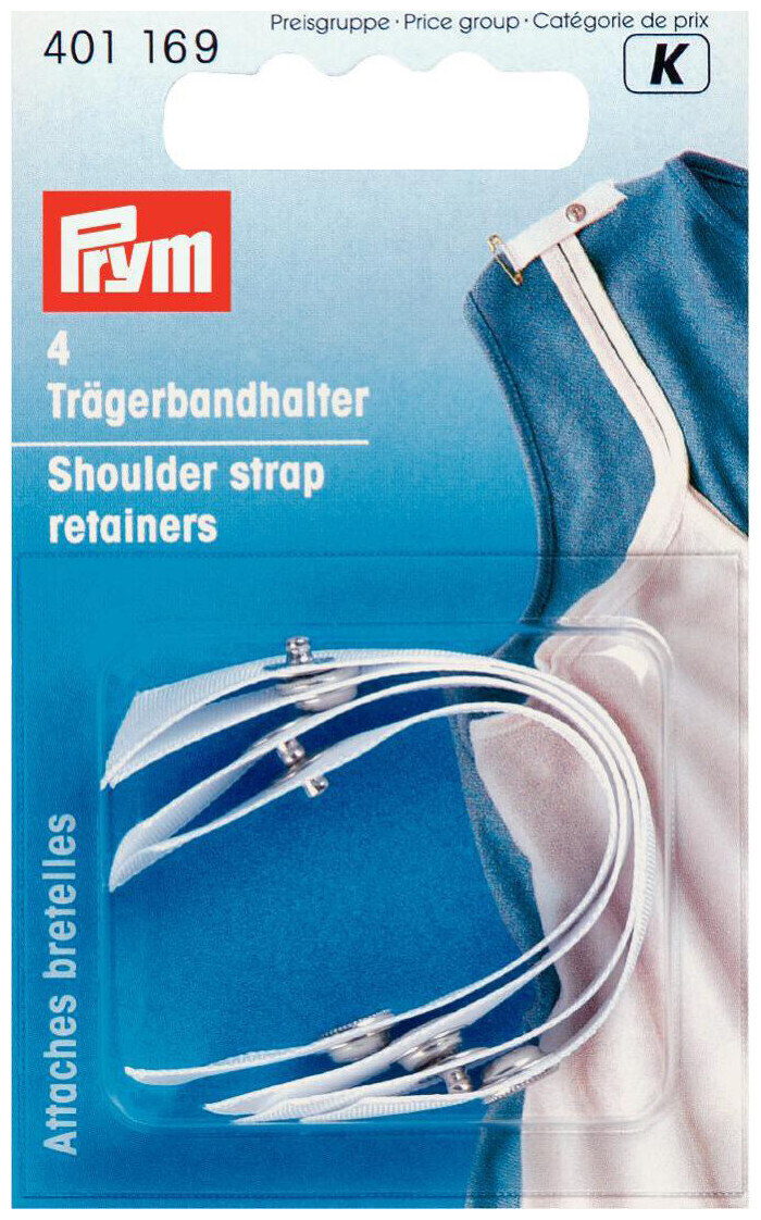 Image of Prym Trägerbandhalter weiss 4 Stk.