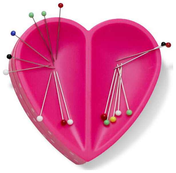 Image of Prym Love Magnet-Nadelkissen Herz pink 1 Stk.
