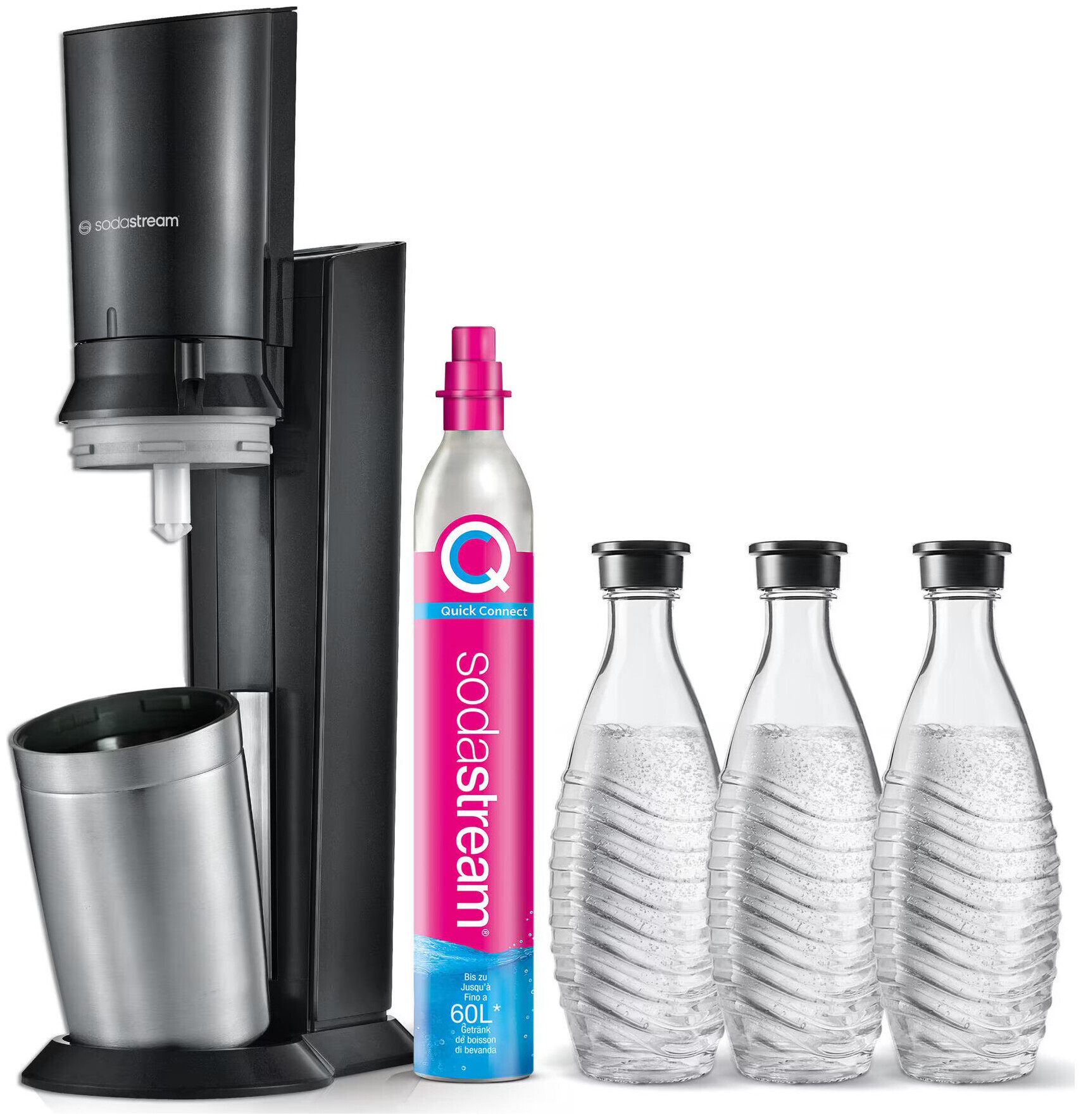 Image of SodaStream Crystal CQC Mega Pack schwarz