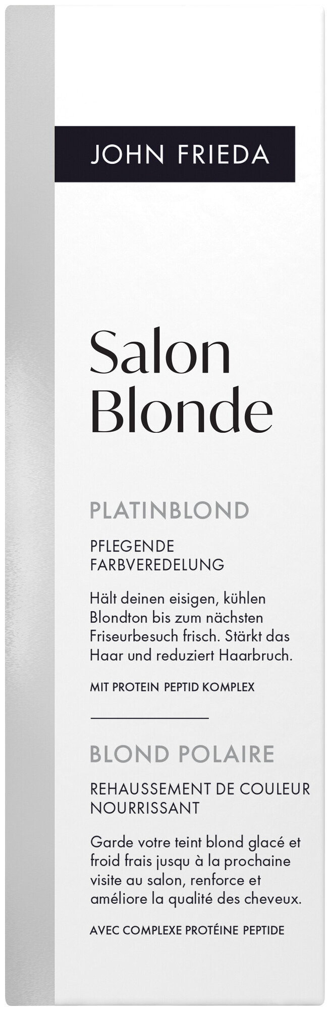 John Frieda Salon Blonde Platinblond Pflegende Farbveredelung 120 ml