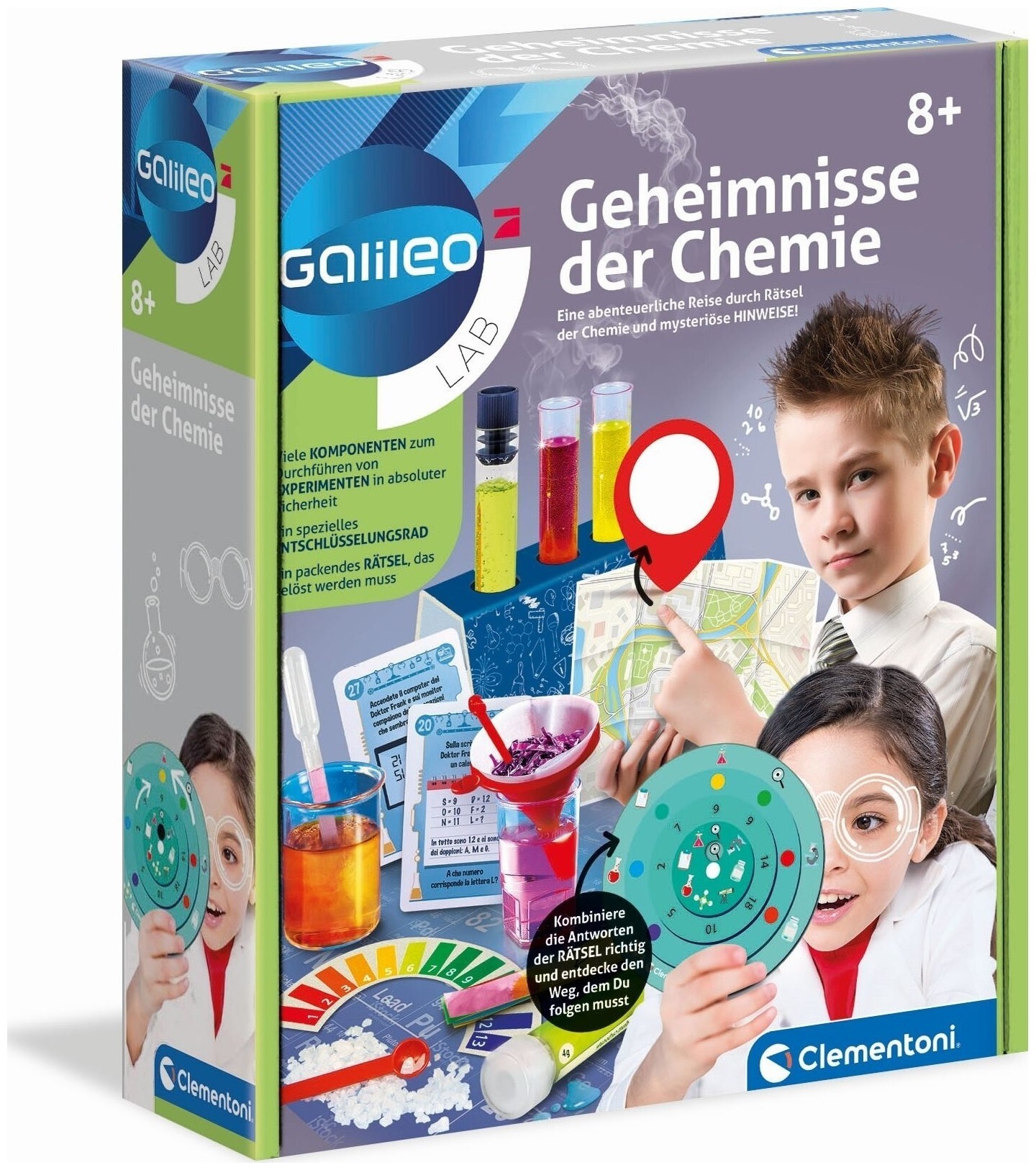 Image of Clementoni Galileo Experimentierkasten (Chemie)