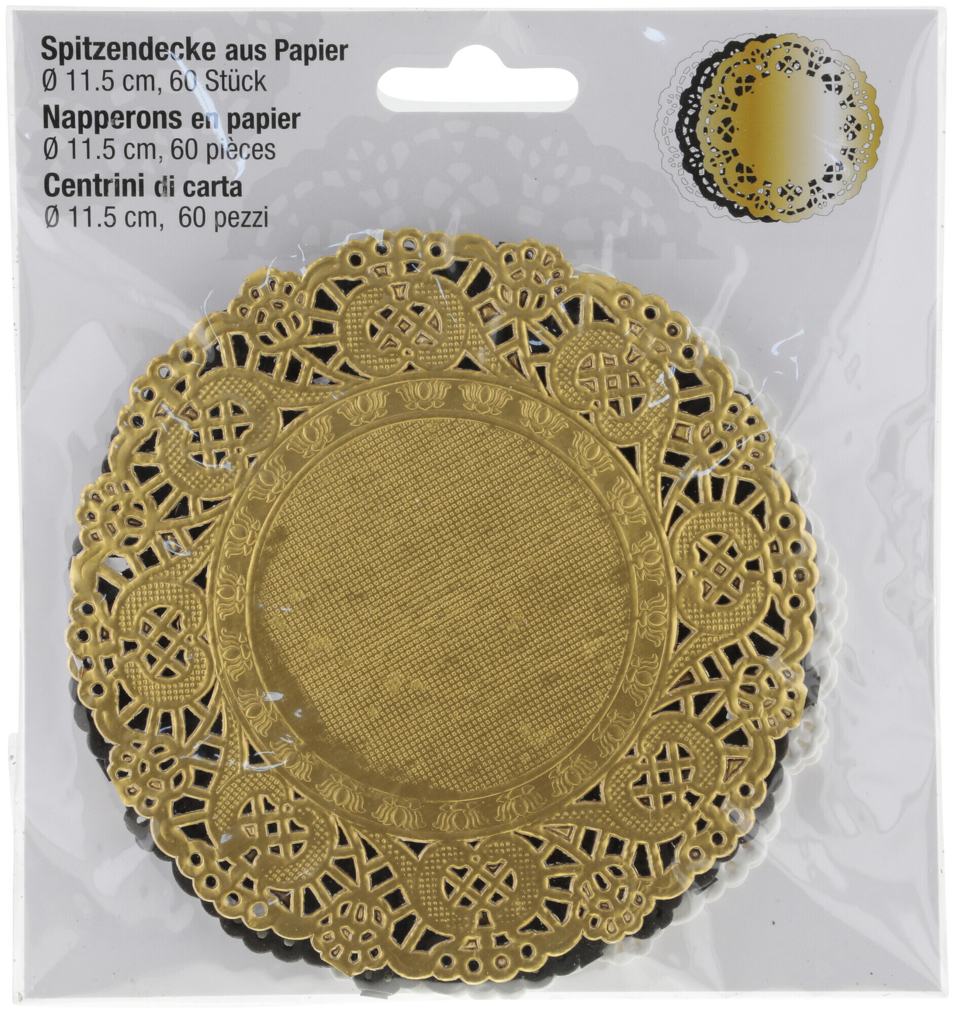 Image of Spitzendecke 11.5cm Papier 60 Stück