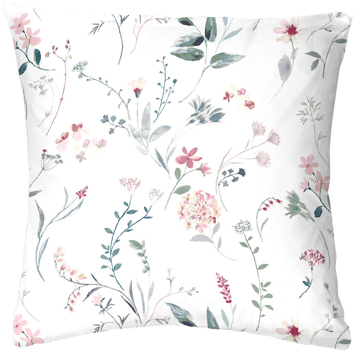 Image of Inhouse Kissen Gots Satin 65x65 Flora