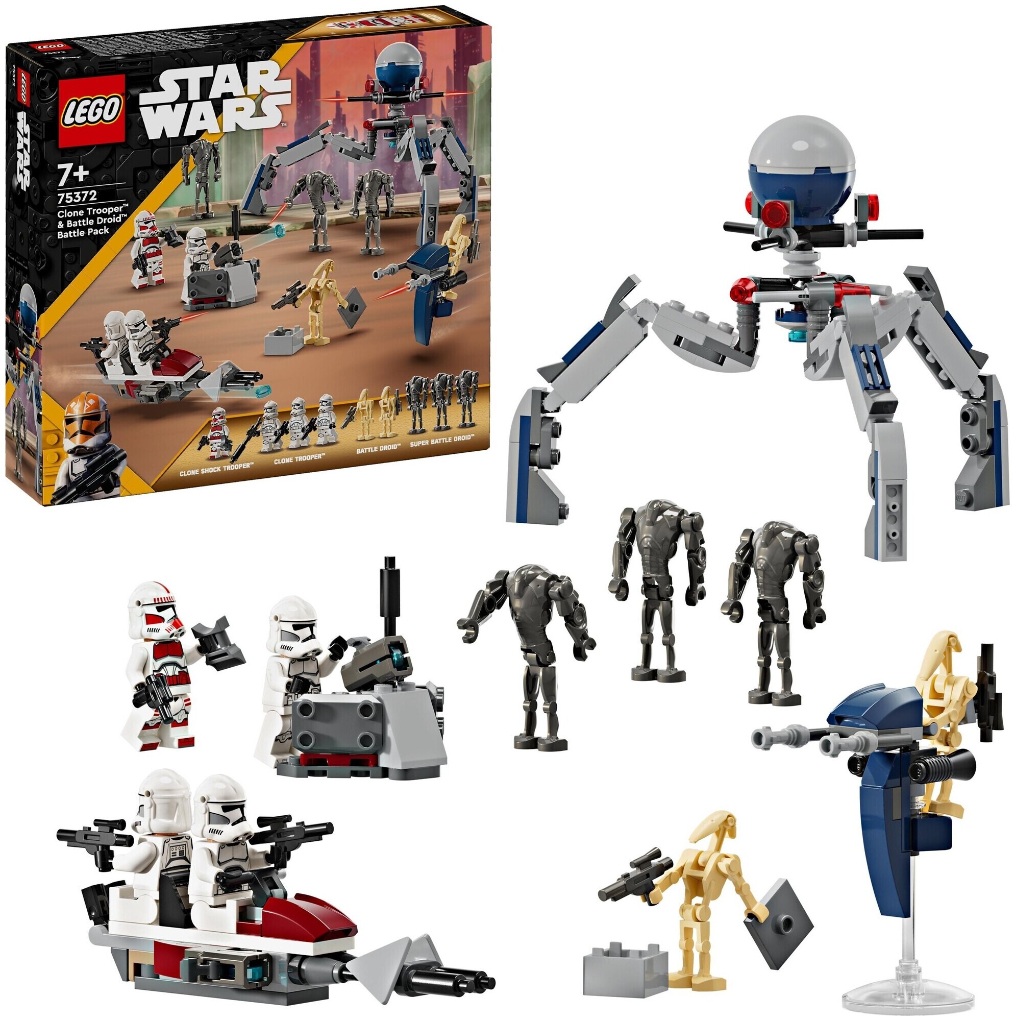 Image of Lego Star Wars Lego® Star Wars™ Clone Trooper™ & Battle Droid™ Battle Pack