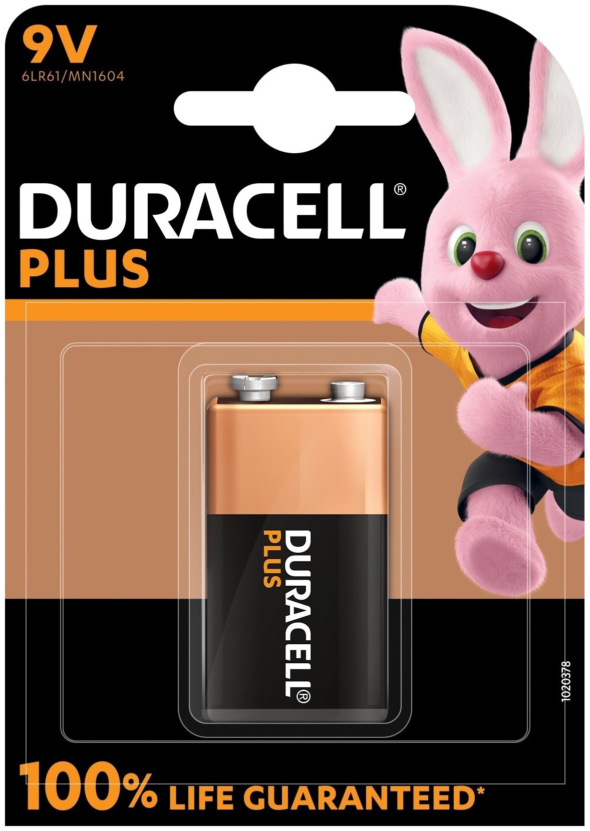 Image of Duracell Batterie Plus 9V/6Lr61 1 Stück