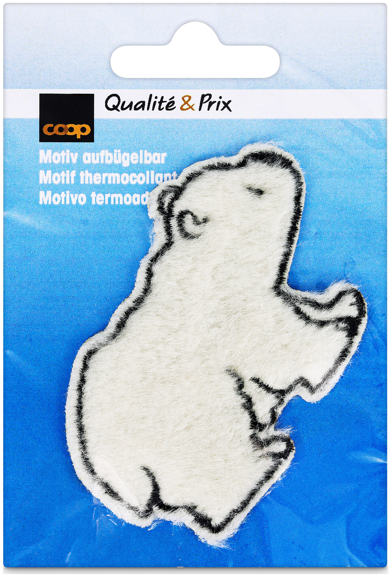 Image of Coop Applikation Eisbär Velour aufbügelbar