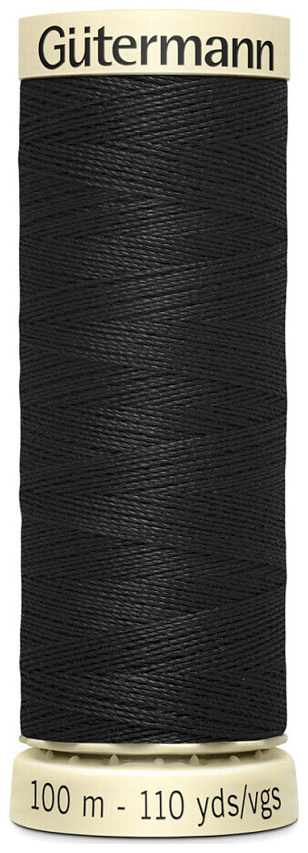 Image of Gütermann Nähfaden Allesnäher 100 m schwarz 0000