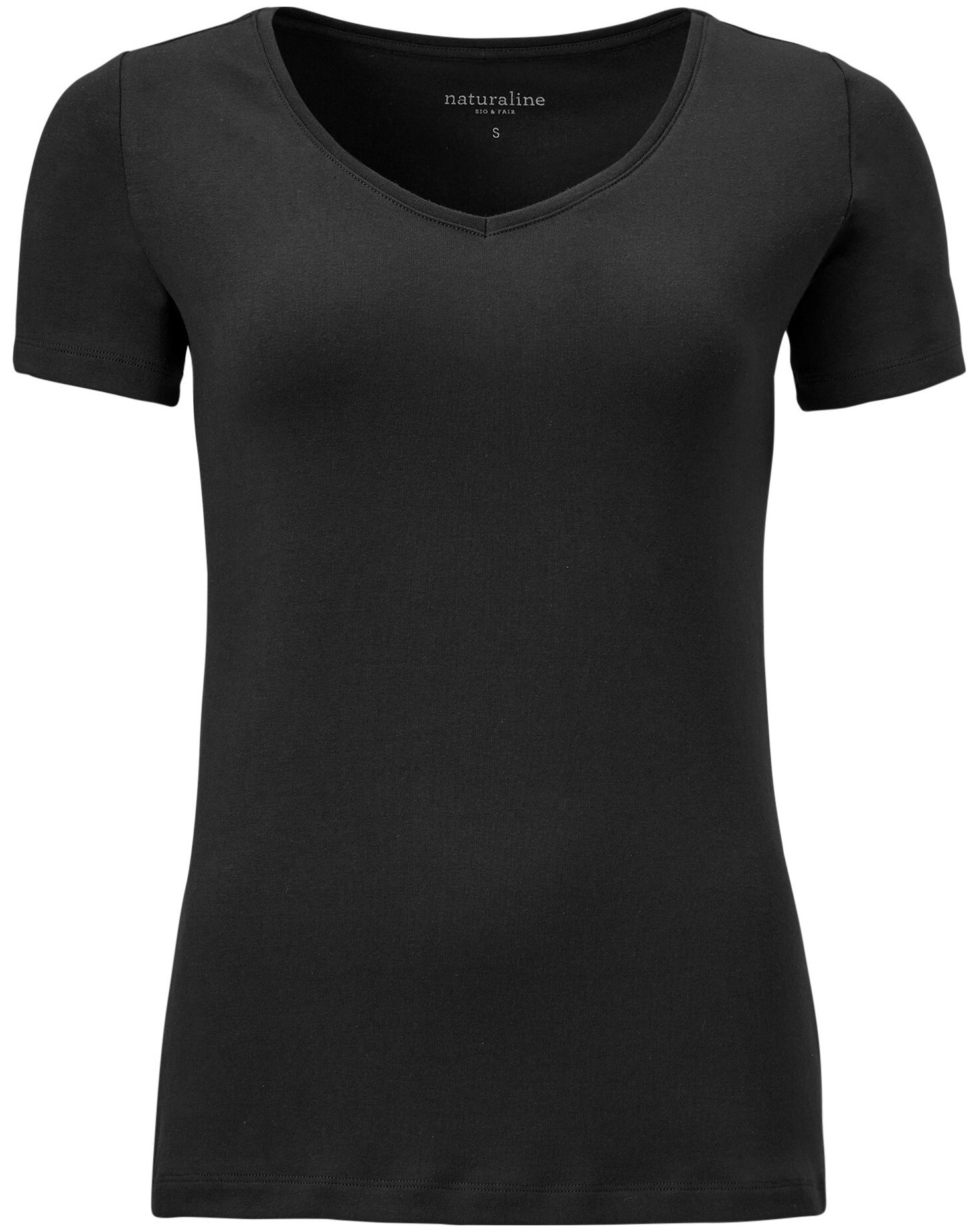 Naturaline Textil Naturaline Damen Shirt kurzarm schwarz XL