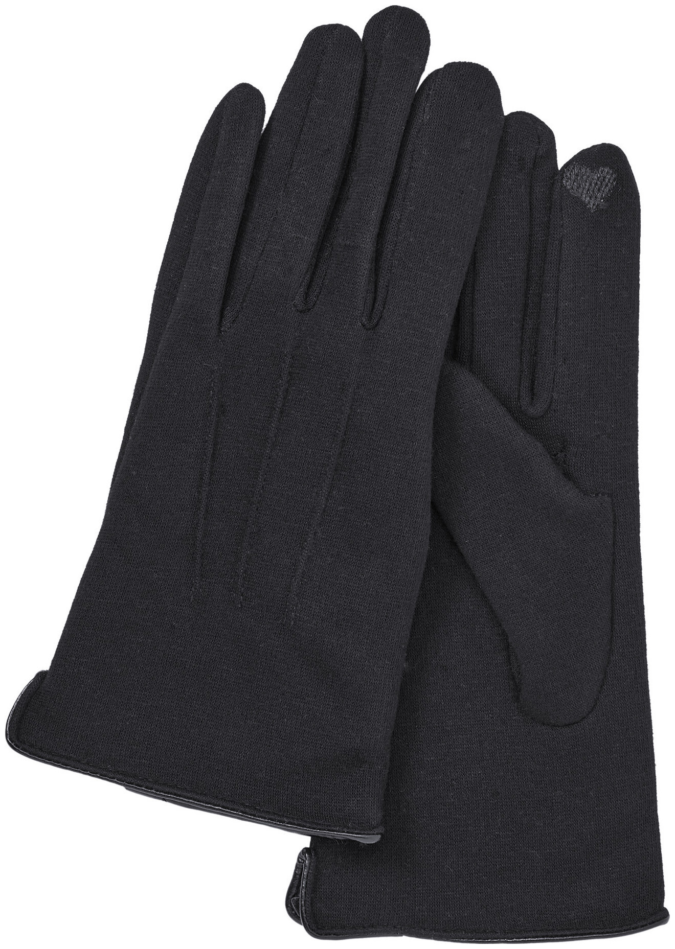 gants femme noirs L
