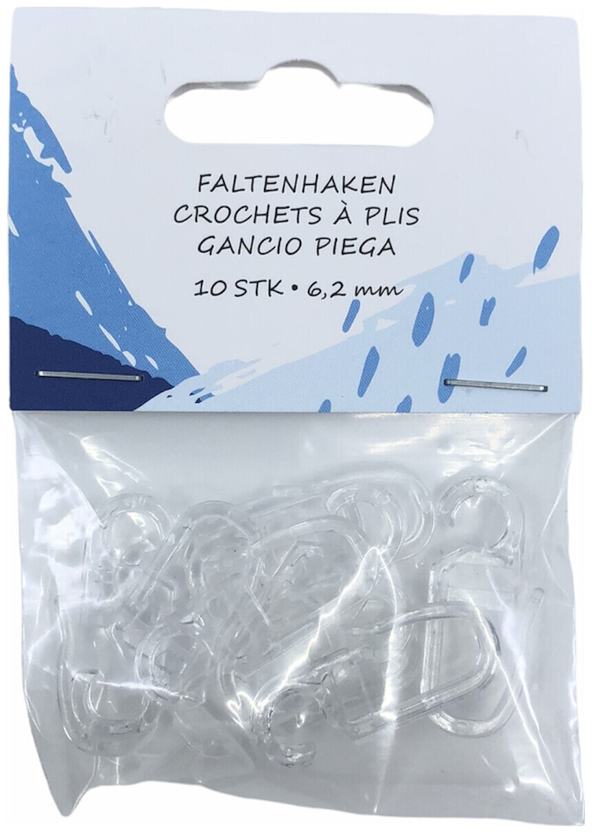 Faltenleghaken 6.2 mm 10 Stk.